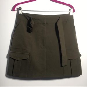 Tularosa army green skirt with pockets, gorgeous soft material